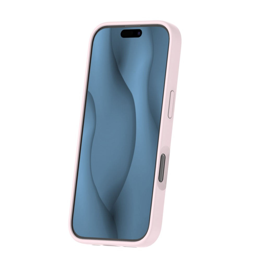 iPhone 15 Pro Max Silicone Thin Bagside Cover - MagSafe Kompatibel - Lyserød