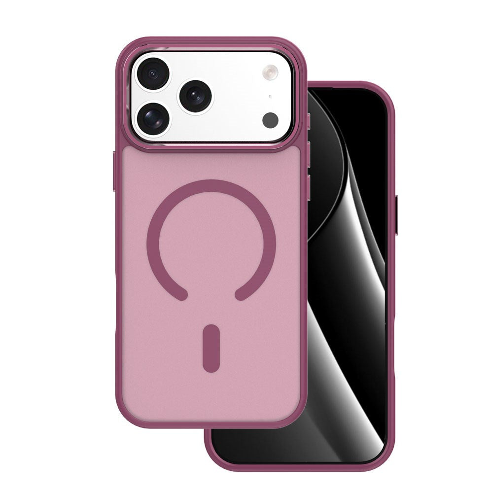 iPhone 17 TFO Frozen Hybrid Bagside Cover - MagSafe Kompatibel - Rød