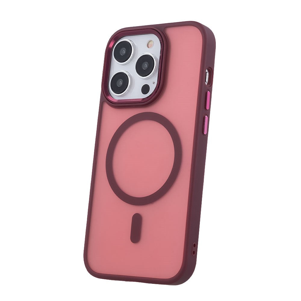 iPhone 17 TFO Frozen Hybrid Bagside Cover - MagSafe Kompatibel - Rød
