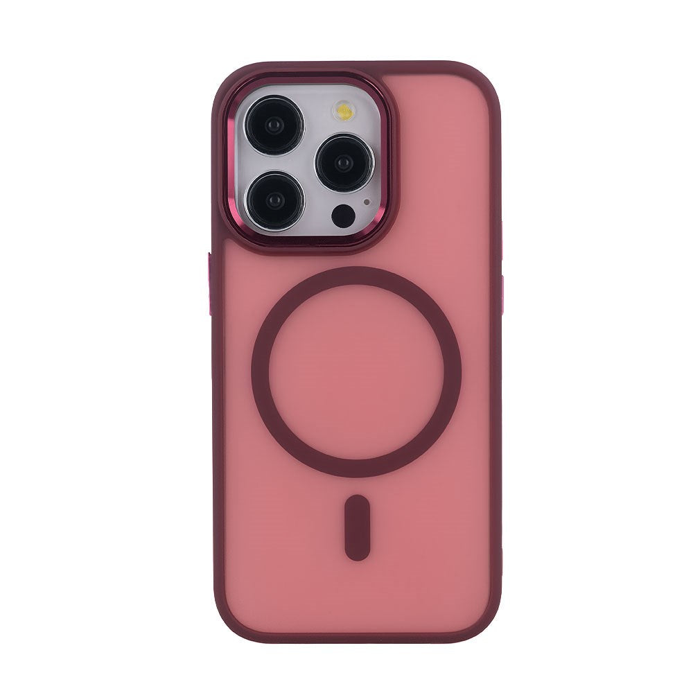 iPhone 17 TFO Frozen Hybrid Bagside Cover - MagSafe Kompatibel - Rød