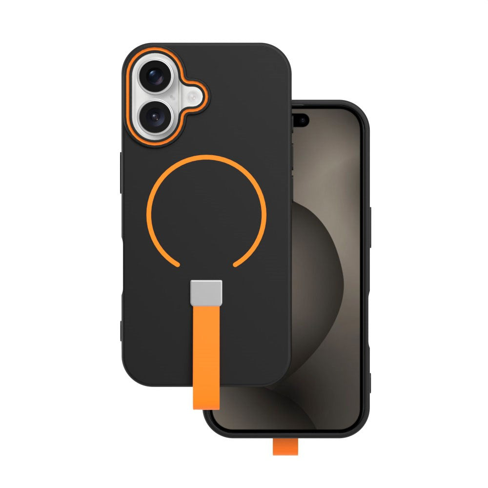 iPhone 16 Pro TFO Loop Thin Bagside Cover - MagSafe Kompatibel - Sort