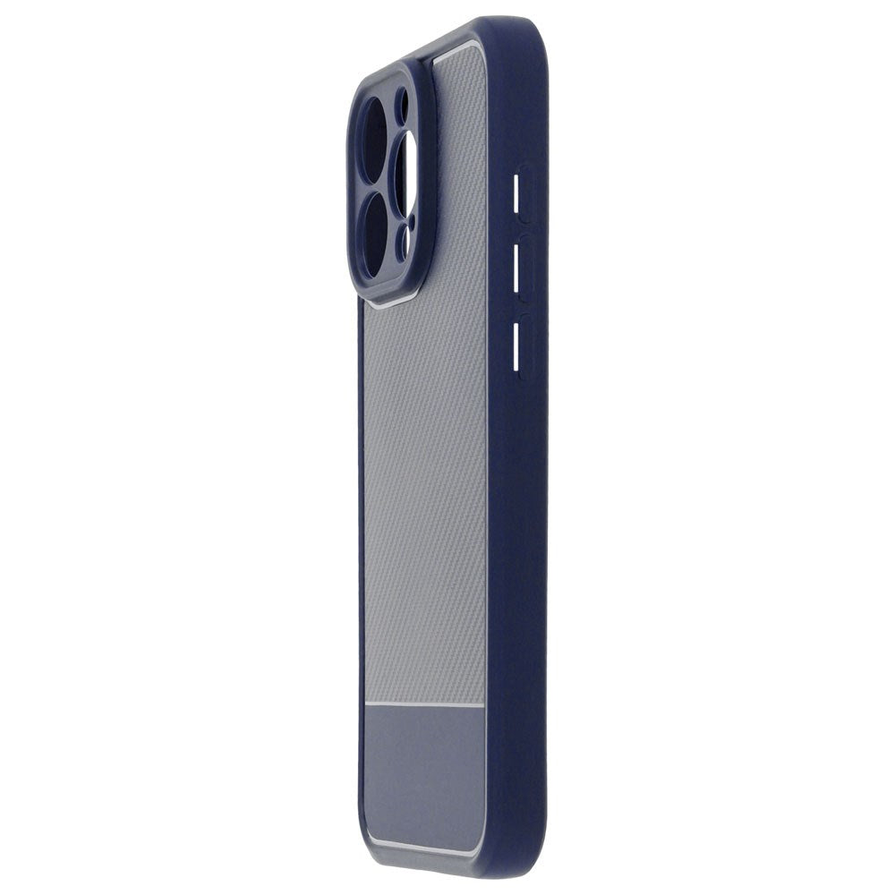iPhone 16 Pro TFO Simple Carbon Bagside Cover - Blå