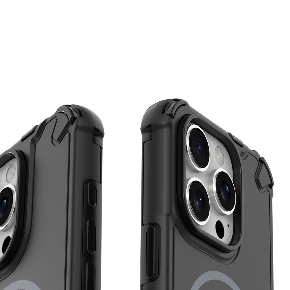 iPhone 16 Pro TFO Defender Hybrid Bagside Cover - MagSafe Kompatibel - Sort