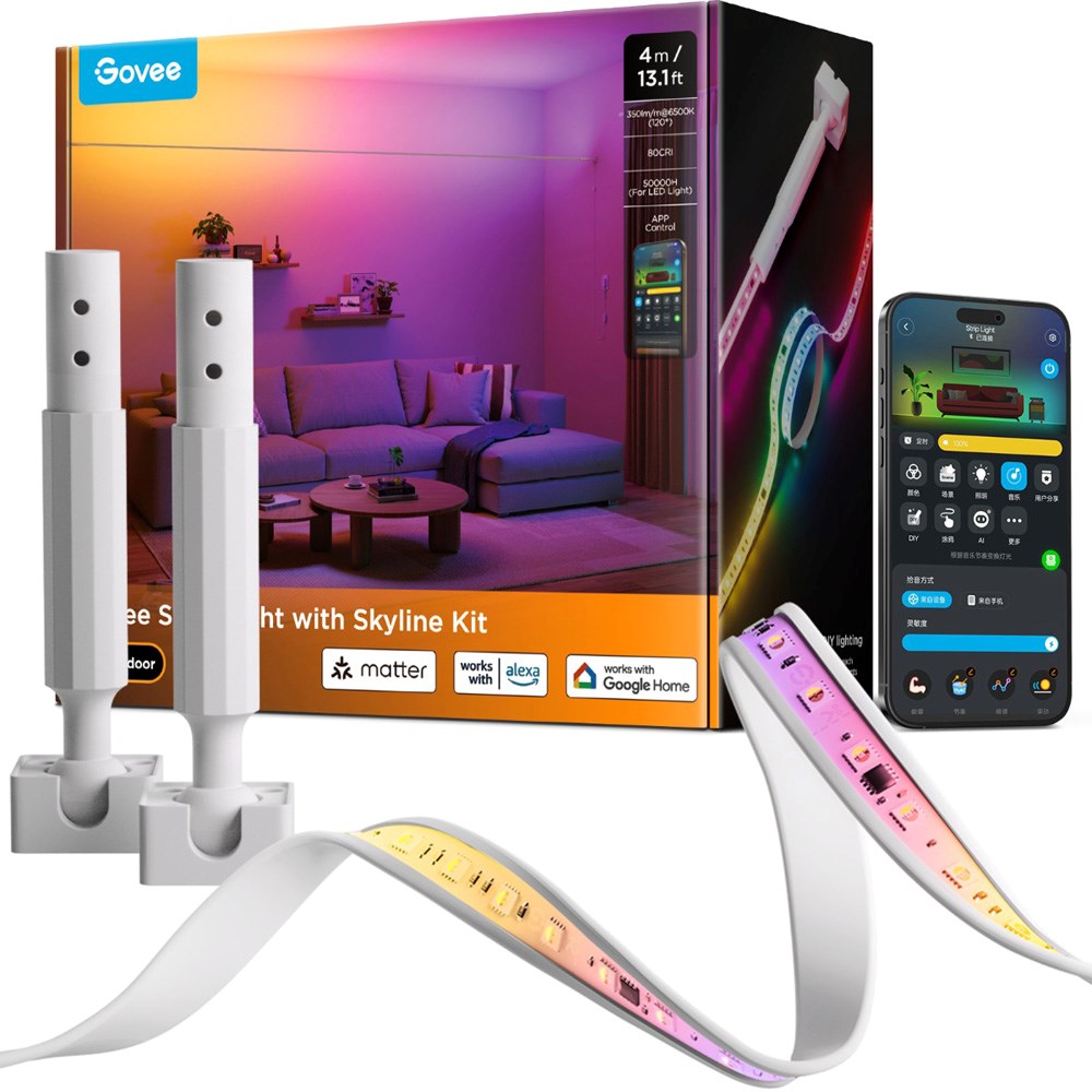 Govee Strip Light inkl. Skyline Kit - 4m