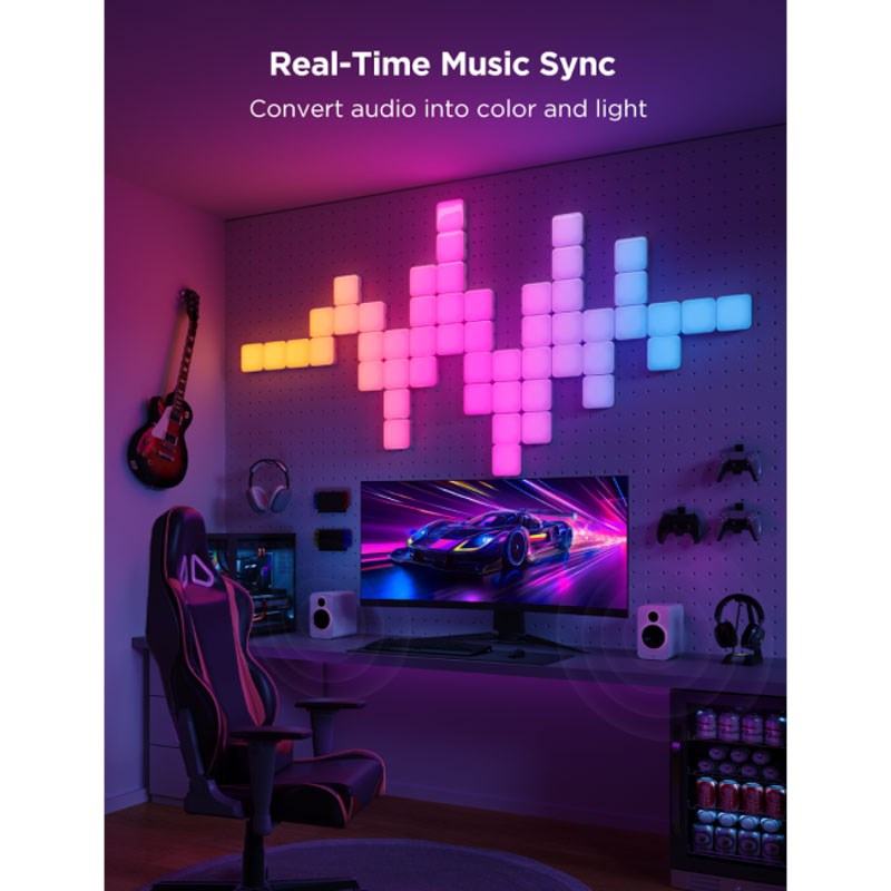 Govee Mini Panel Lights - 10 stk. - Hvid