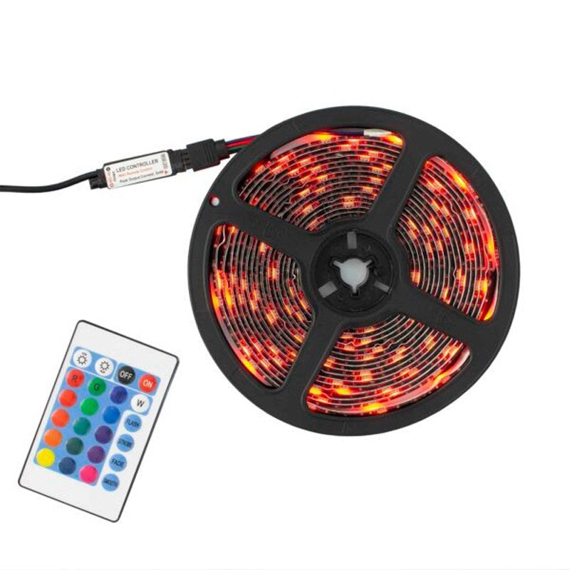 White Shark HELIOS - LED Lysstrimmel - 5m - Sort