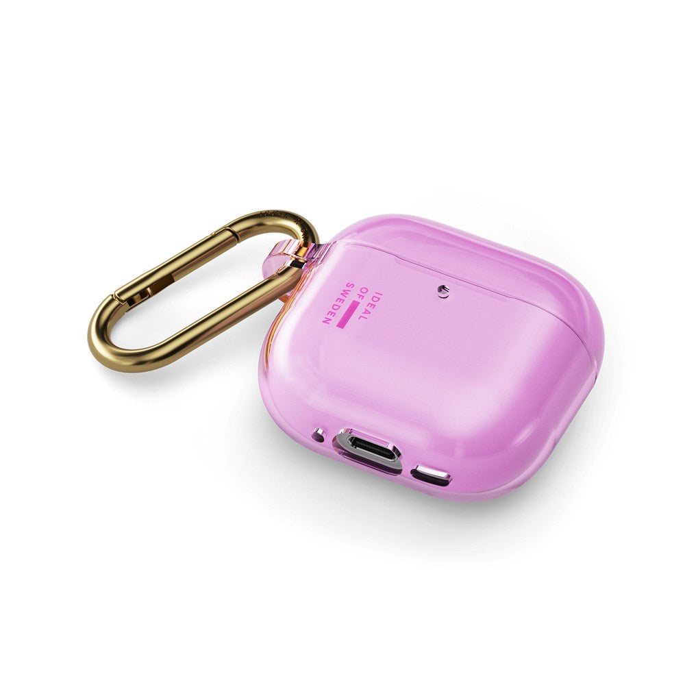 iDeal of Sweden AirPods (4. Gen.) Clear Case m. Karabinhage - Light Pink