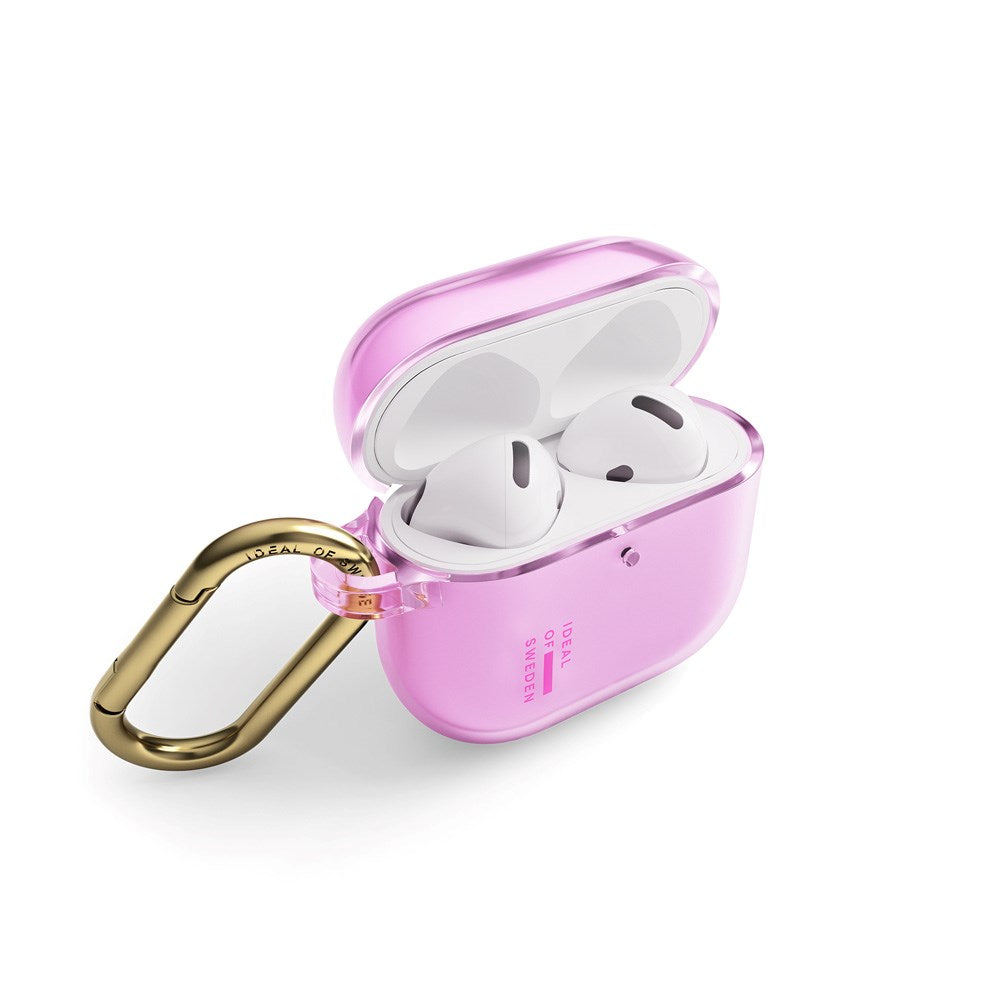 iDeal of Sweden AirPods (4. Gen.) Clear Case m. Karabinhage - Light Pink