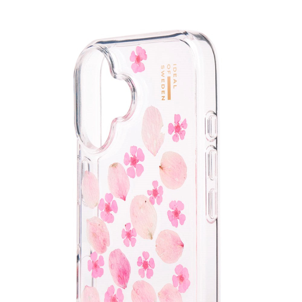 iPhone 16 iDeal Of Sweden Clear Case - Cherry Blossom