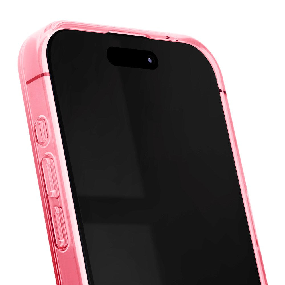 iPhone 15 Pro iDeal Of Sweden Clear Cover - MagSafe Kompatibel - Cherry Lacquer