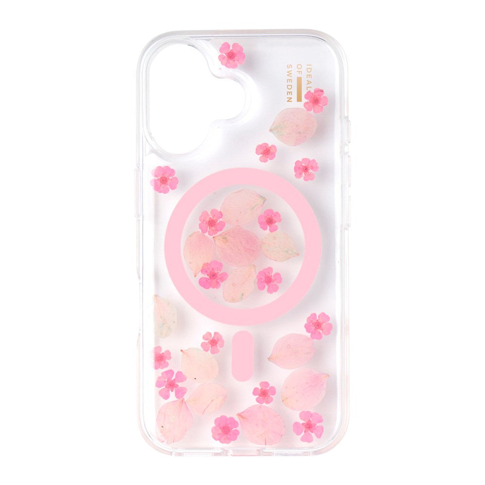 iPhone 16 iDeal Of Sweden Clear Case - MagSafe Kompatibel - Cherry Blossom