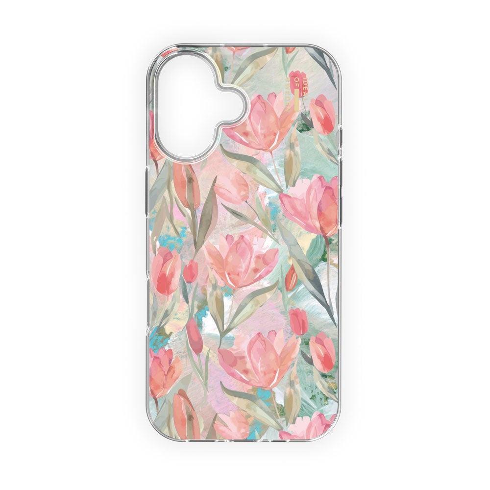 iPhone 17 iDeal Of Sweden Clear Cover - MagSafe Kompatibel - Tulip Bloom