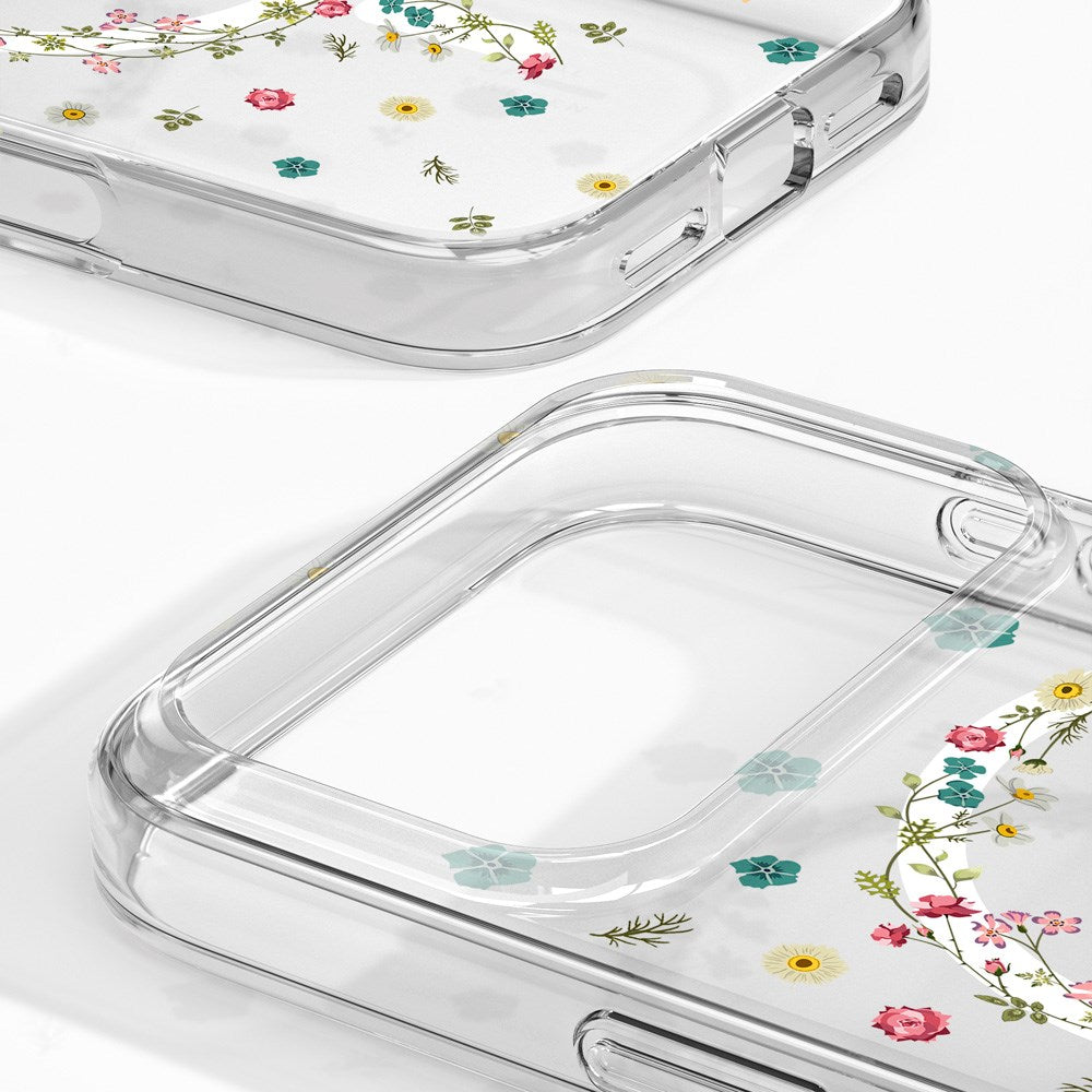 iPhone 17 Pro Max iDeal Of Sweden Clear Cover - MagSafe Kompatibel - Petite Floral