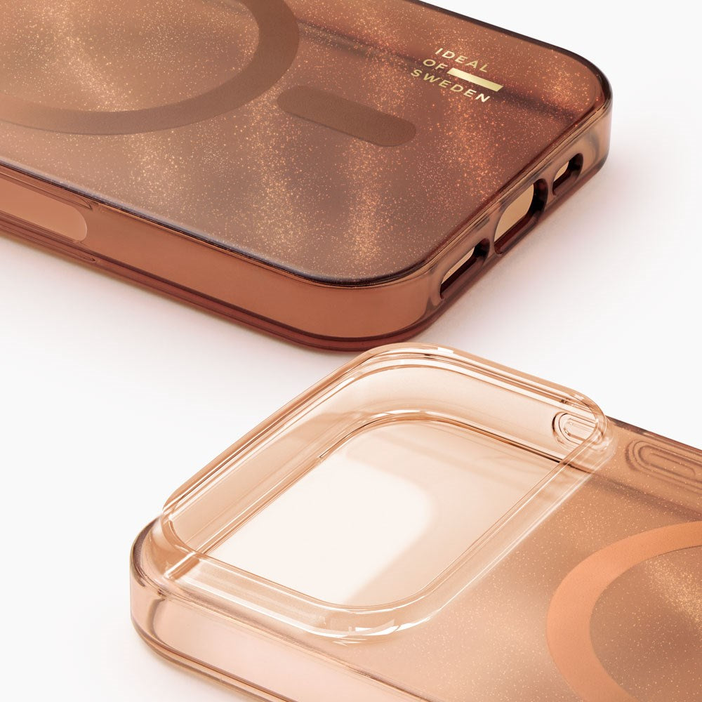 iPhone 18 Pro / 17 Pro iDeal Of Sweden Clear Cover - MagSafe Kompatibel - Mocha Mousse