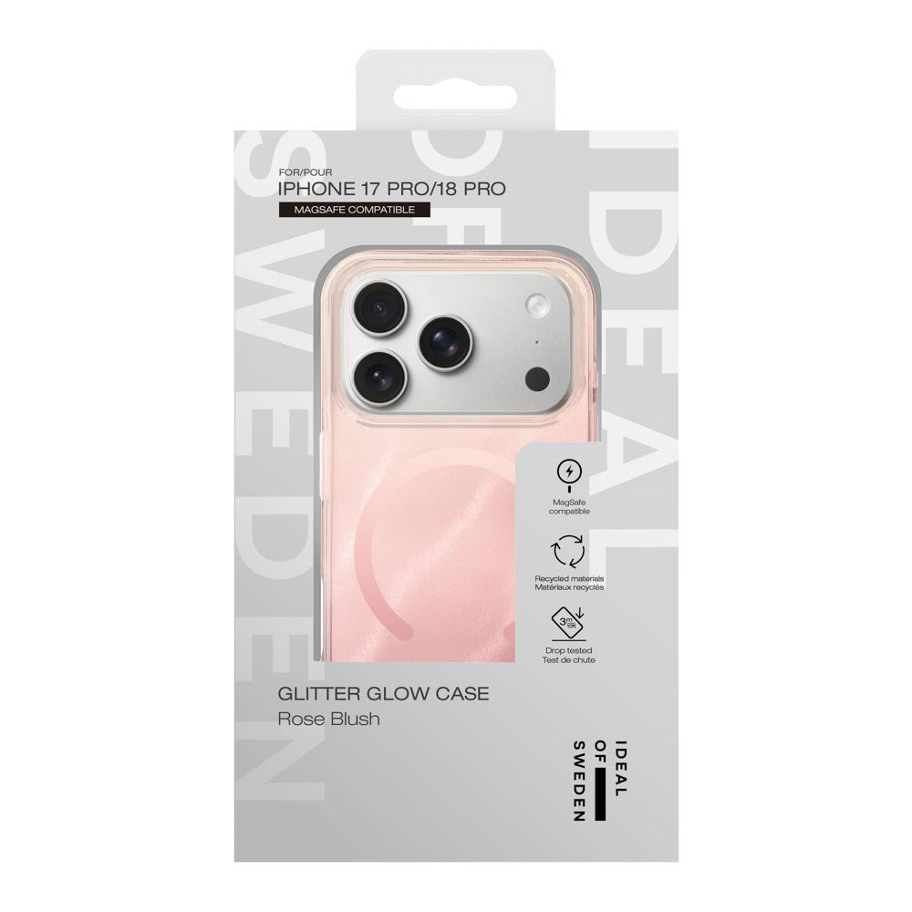 iPhone 18 Pro / 17 Pro iDeal Of Sweden Clear Cover - MagSafe Kompatibel - Rose Blush