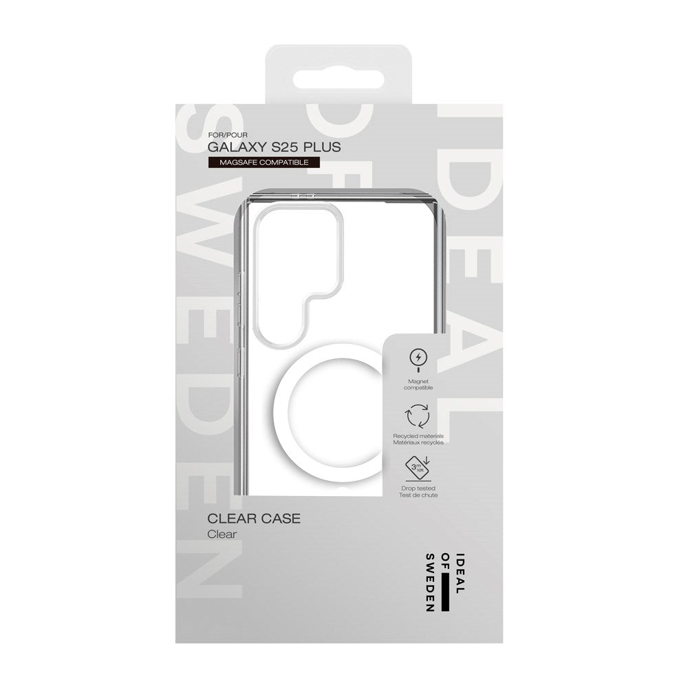 Samsung Galaxy S25 Ultra iDeal Of Sweden Clear Case - Trådløs Opladning - Clear