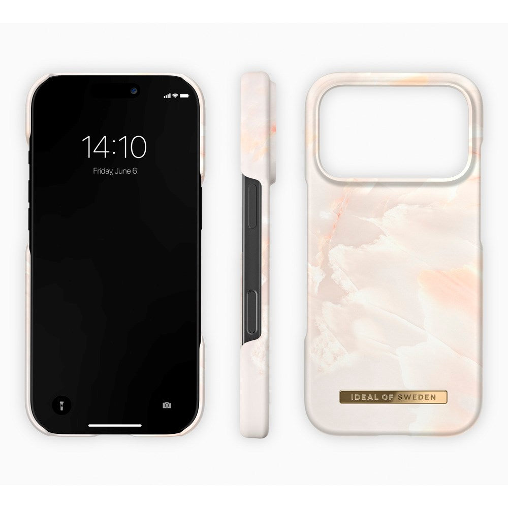 iPhone 17 Pro Max iDeal Of Sweden Fashion Cover - MagSafe Kompatibel - Rose Pearl Marble