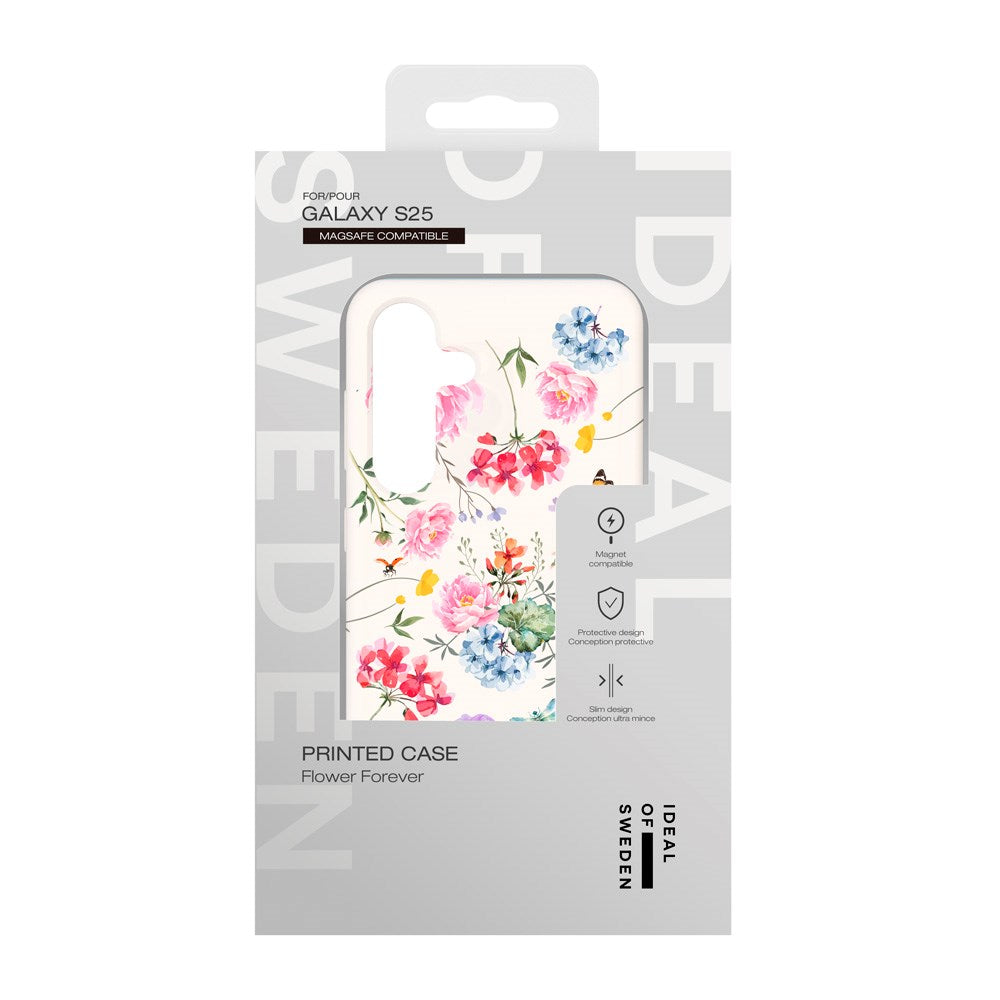 Samsung Galaxy S25 - iDeal Of Sweden Fashion Case - MagSafe Kompatibel - Forever Flower