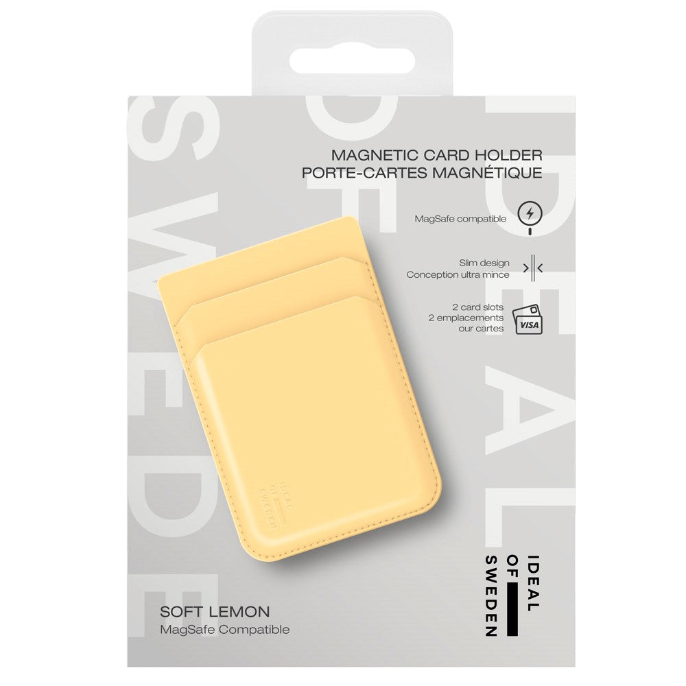 iDeal Of Sweden Magnetic Cardholder - MagSafe Kompatibel - Soft Lemon