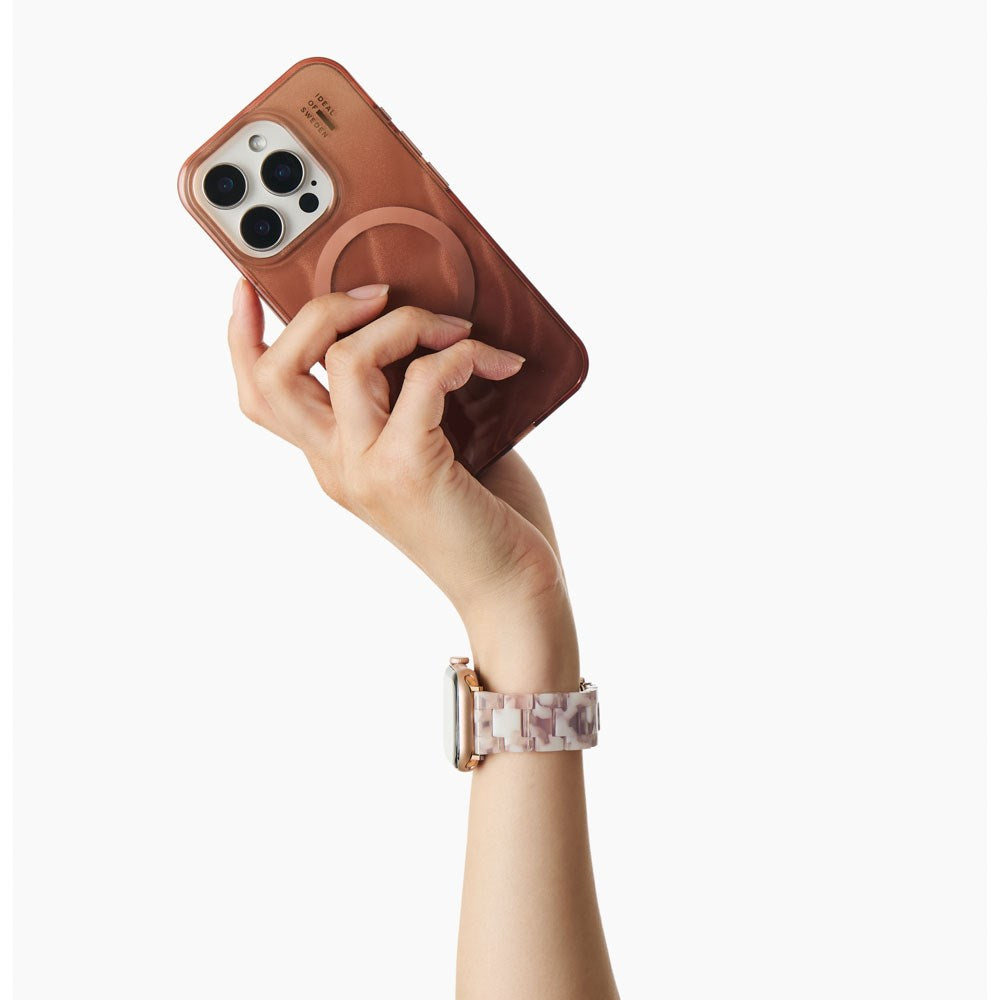 Apple Watch (38/40/SE/41/42mm) iDeal of Sweden Resinrem - Pink Pearl