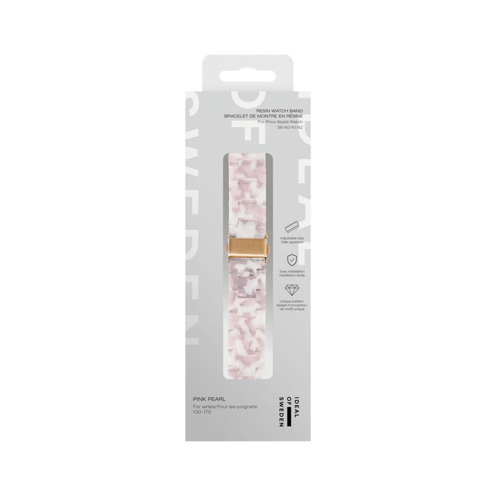 Apple Watch (38/40/SE/41/42mm) iDeal of Sweden Resinrem - Pink Pearl