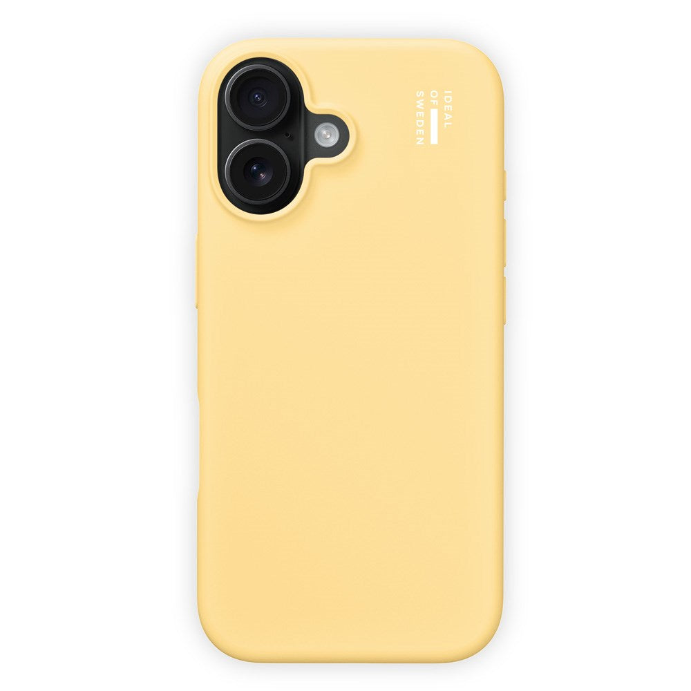 iPhone 16 iDeal Of Sweden Silicone Cover - Soft Lemon