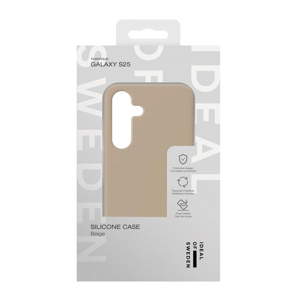 Samsung Galaxy S25 - iDeal Of Sweden Silikone Cover - Beige