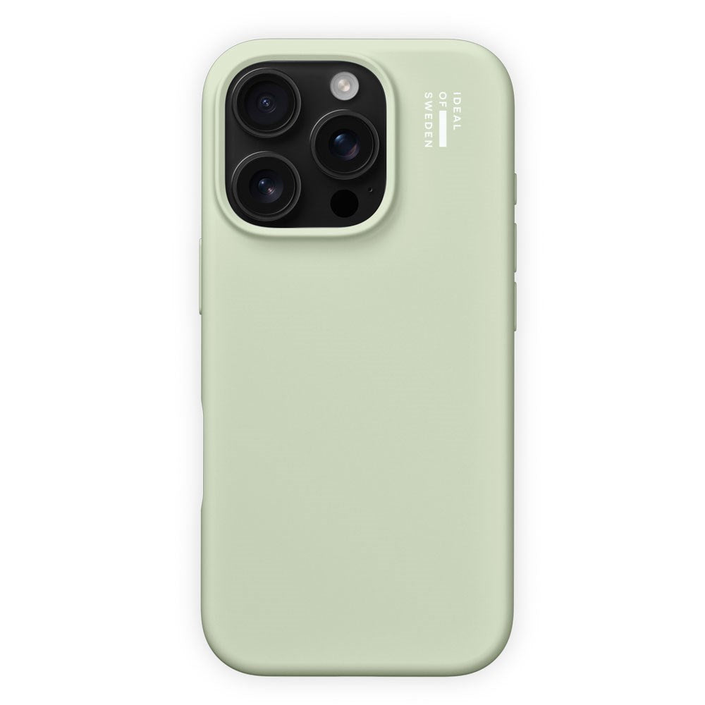 iPhone 16 Pro iDeal Of Sweden Silikone Cover - MagSafe Kompatibel - Sage Green