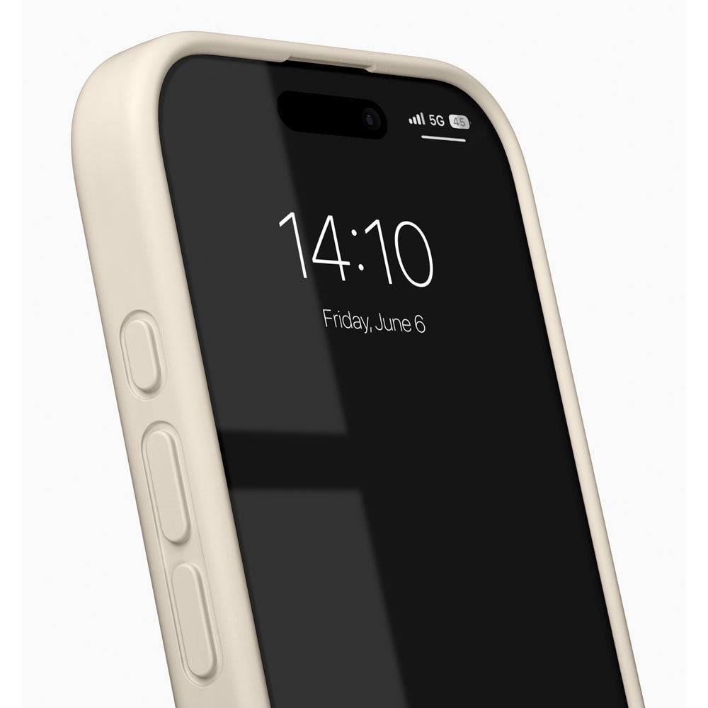iPhone 16 Pro iDeal Of Sweden Silikone Cover - MagSafe Kompatibel - Cloud Dancer