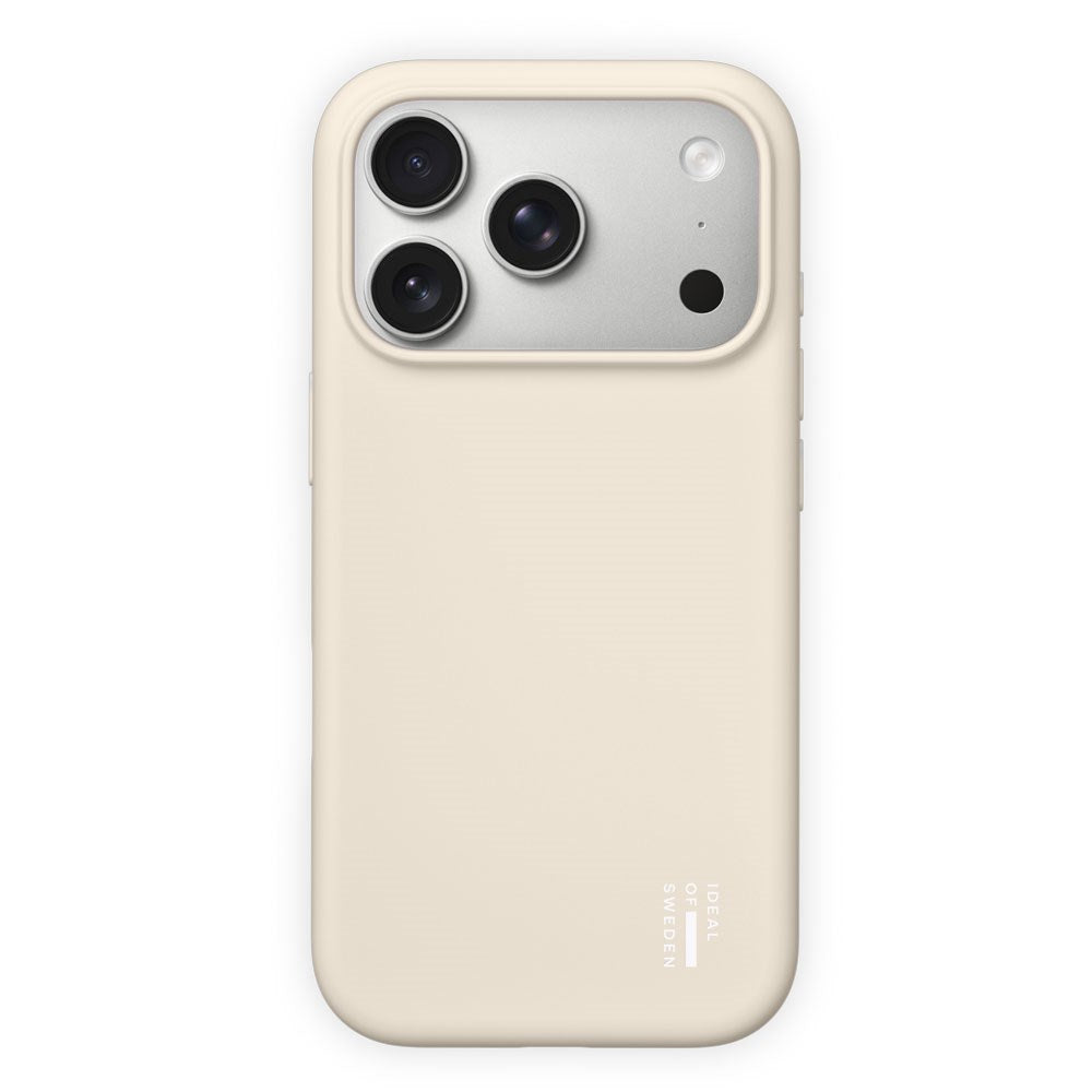 iPhone 17 Pro Max iDeal Of Sweden Silikone Cover - MagSafe Kompatibelt - Cloud Dancer