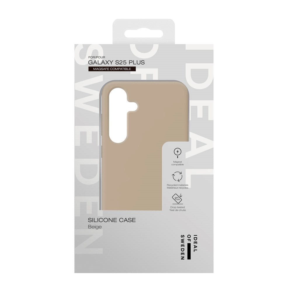 Samsung Galaxy S25+ (Plus) - iDeal Of Sweden Silikone Cover - MagSafe Kompatibel - Beige