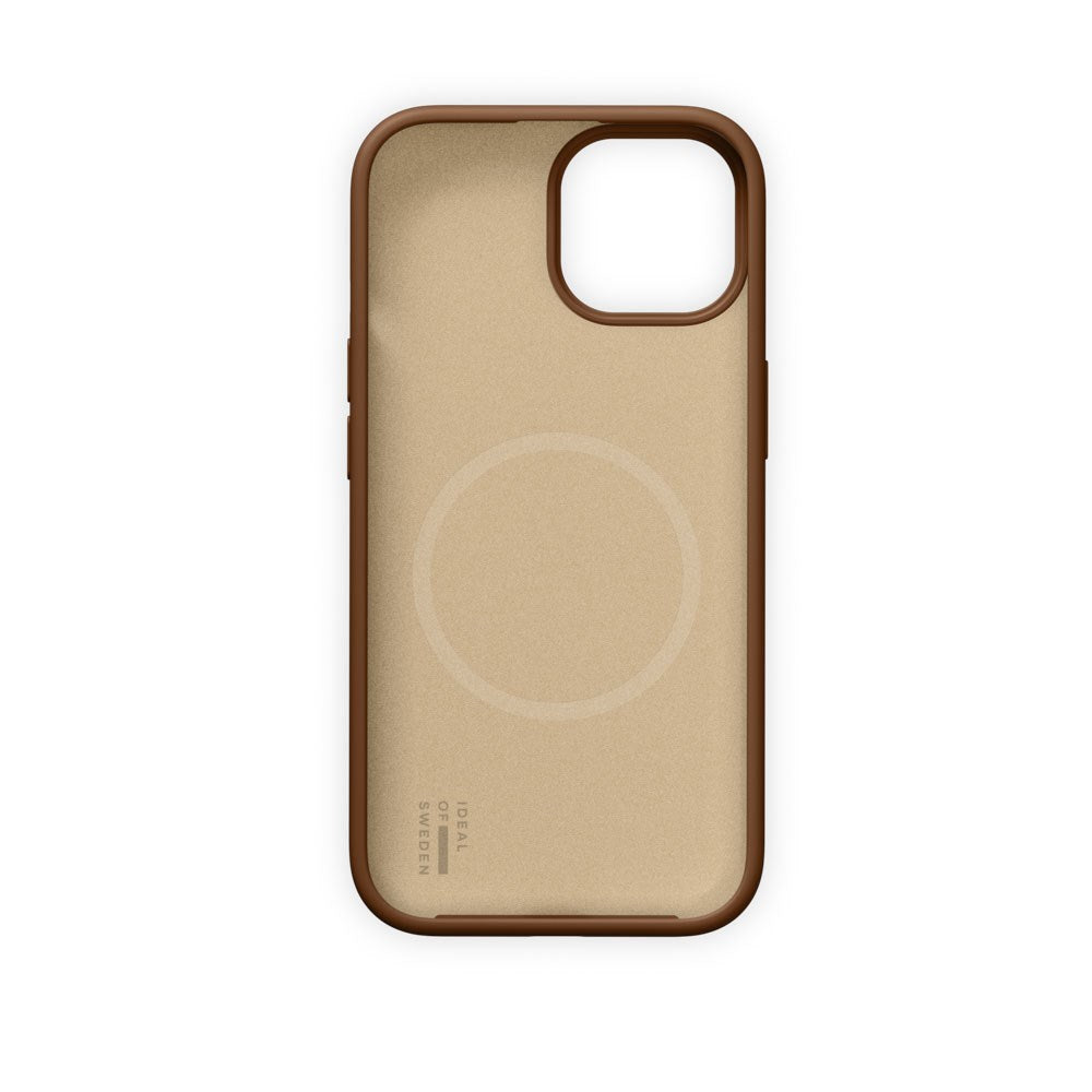 iPhone 17e / 16e / 15 / 14 / 13 iDeal of Sweden Soft Swirl Silikone Cover - MagSafe Kompatibel - Salted Caramel