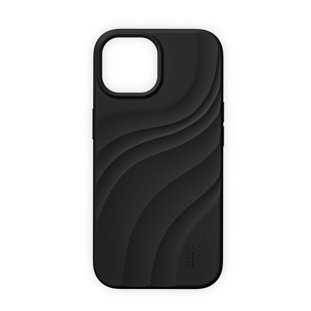 iPhone 17e / 16e / 15 / 14 / 13 iDeal of Sweden Soft Swirl Silikone Cover - MagSafe Kompatibel - Velvet Black