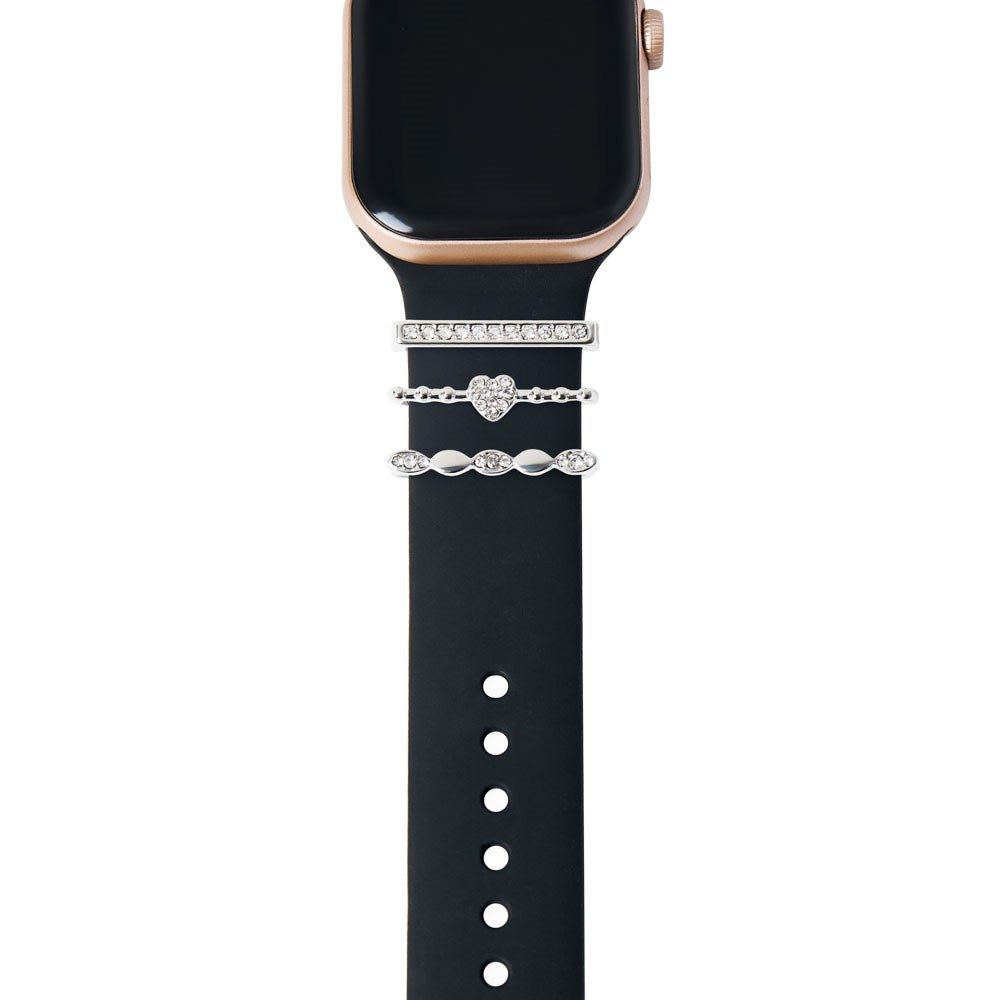 iDeal of Sweden Charm til Smartwatch Rem - Silver Sparkle