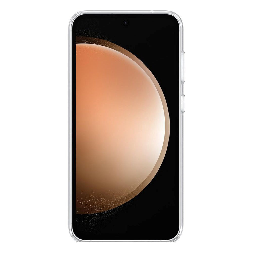 Original Samsung Galaxy S23 FE Clear Gadget Bagside Cover m. Kickstand (EF-XS711CTEGWW) - Gennemsigtig