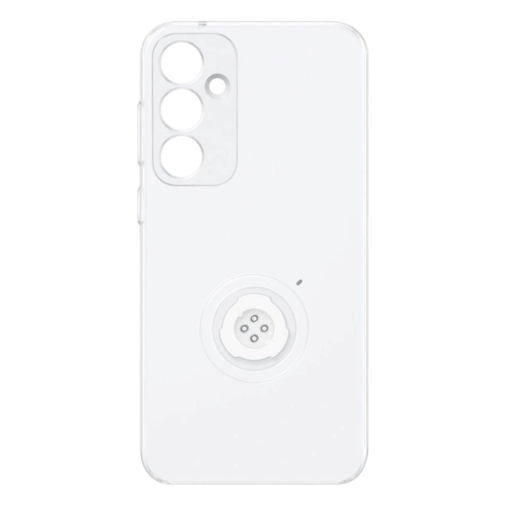 Original Samsung Galaxy S23 FE Clear Gadget Bagside Cover m. Kickstand (EF-XS711CTEGWW) - Gennemsigtig