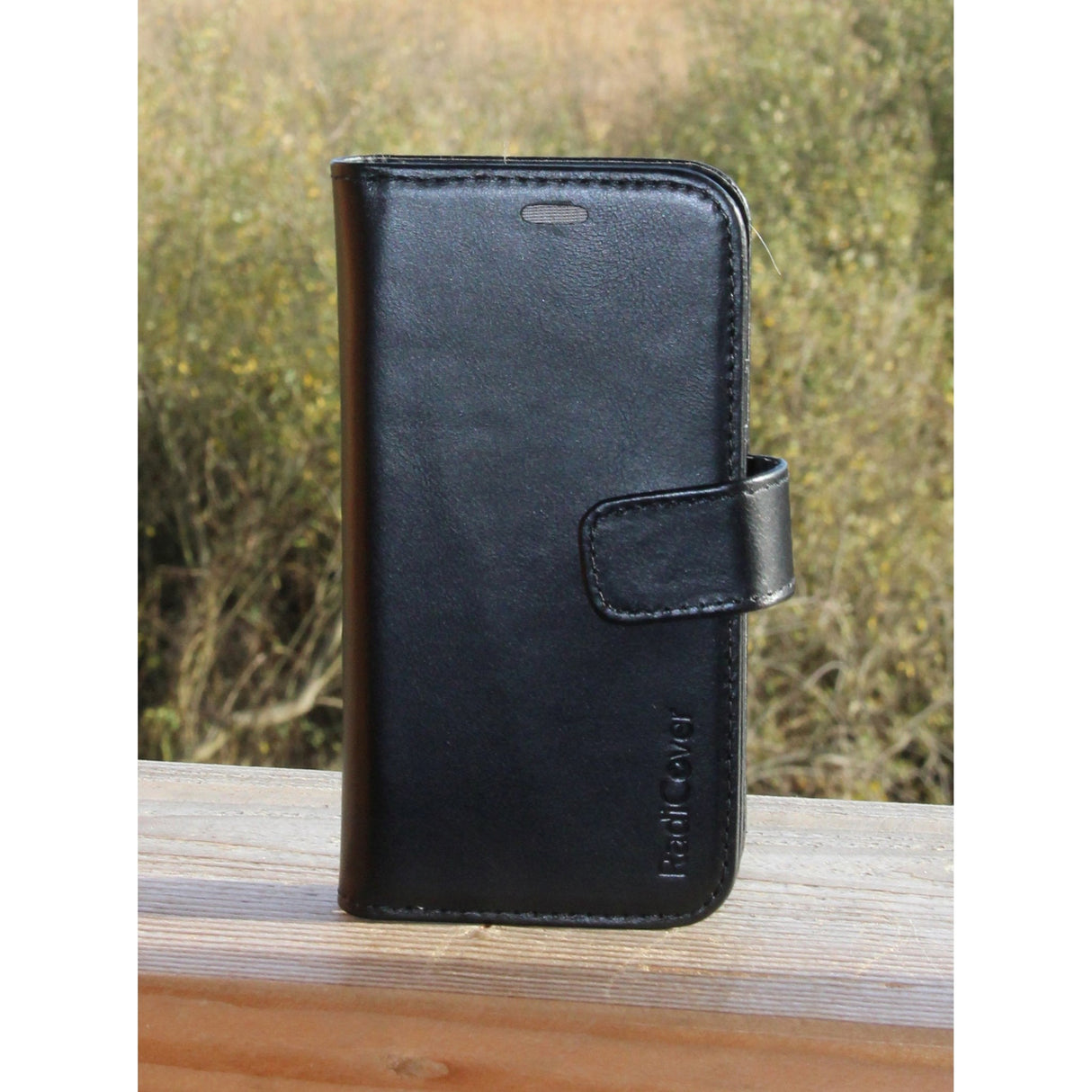 RadiCover 2-in-1 - Samsung S20+ (Plus) - Ægte Læder Cover - 86% Strålingsbeskyttelse - Sort