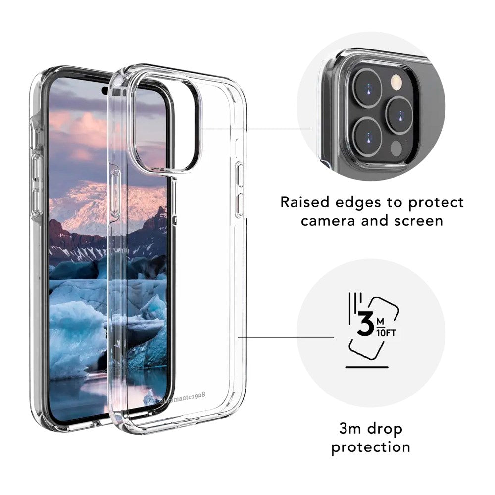 dbramante1928 iPhone 12/12 Pro Iceland Pro Case - 100% Genbrugsplast - Gennemsigtig