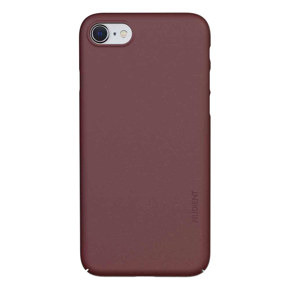 Nudient Thin Case V2 iPhone SE (2020) / 8 / 7 Bagside Cover - Sangria Red