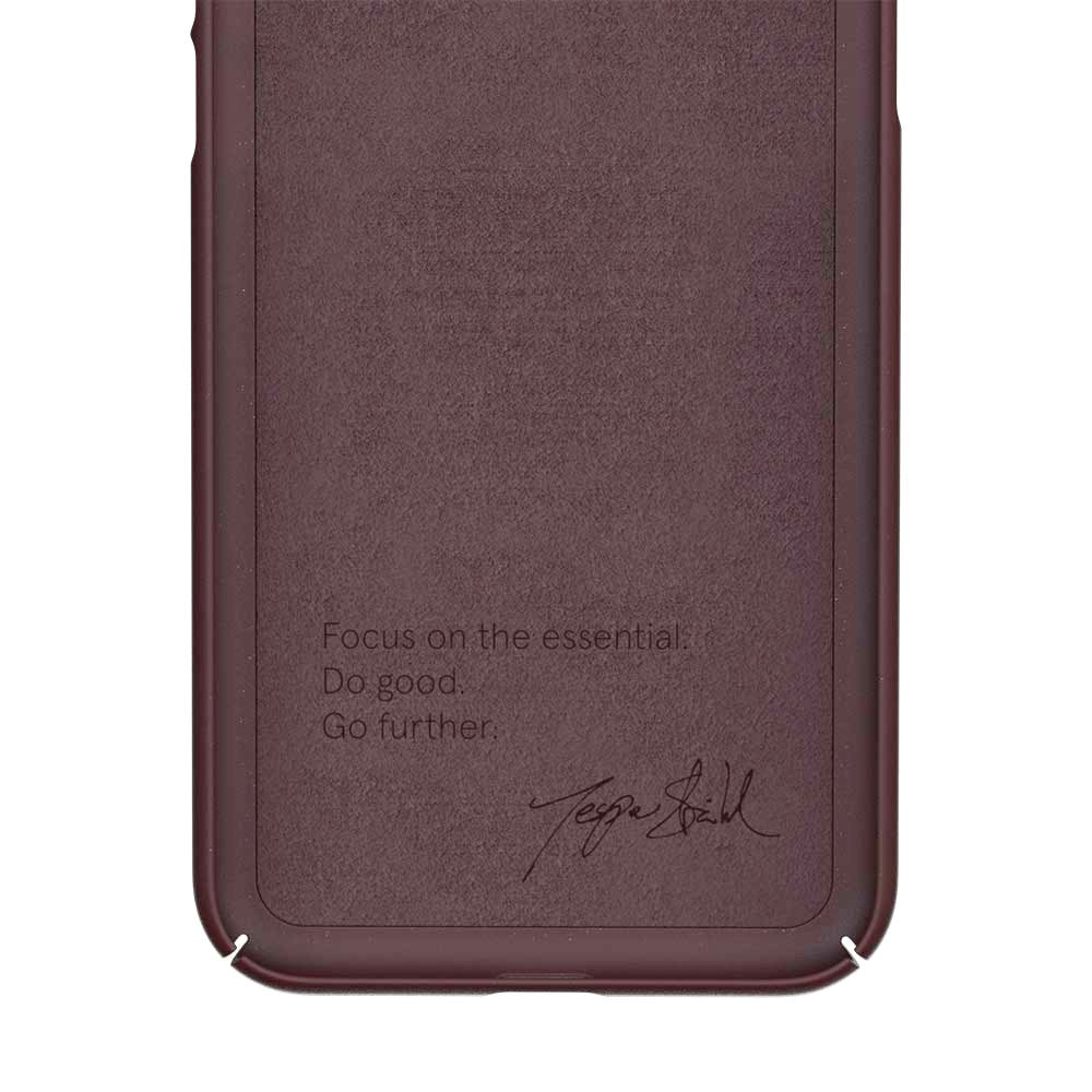 Nudient Thin Case V2 iPhone SE (2020) / 8 / 7 Bagside Cover - Sangria Red
