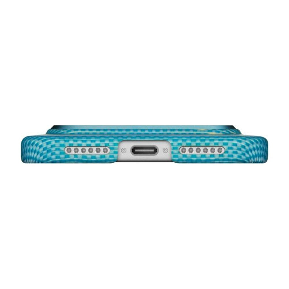 PITAKA iPhone 17 Pro Max Ultra Slim Bagside Cover - MagSafe Kompatibel - Lucid Blue