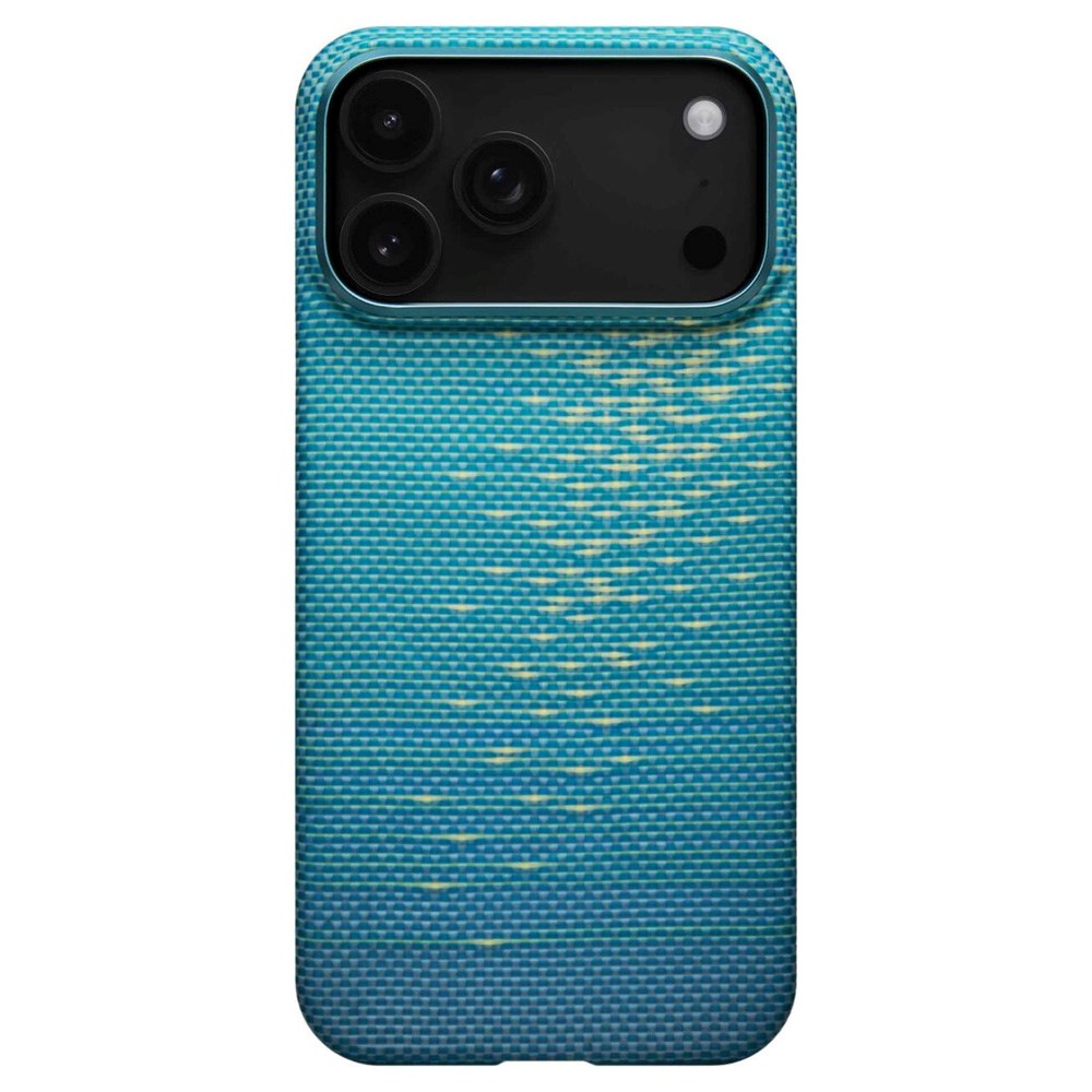 PITAKA iPhone 17 Pro Max Ultra Slim Bagside Cover - MagSafe Kompatibel - Lucid Blue