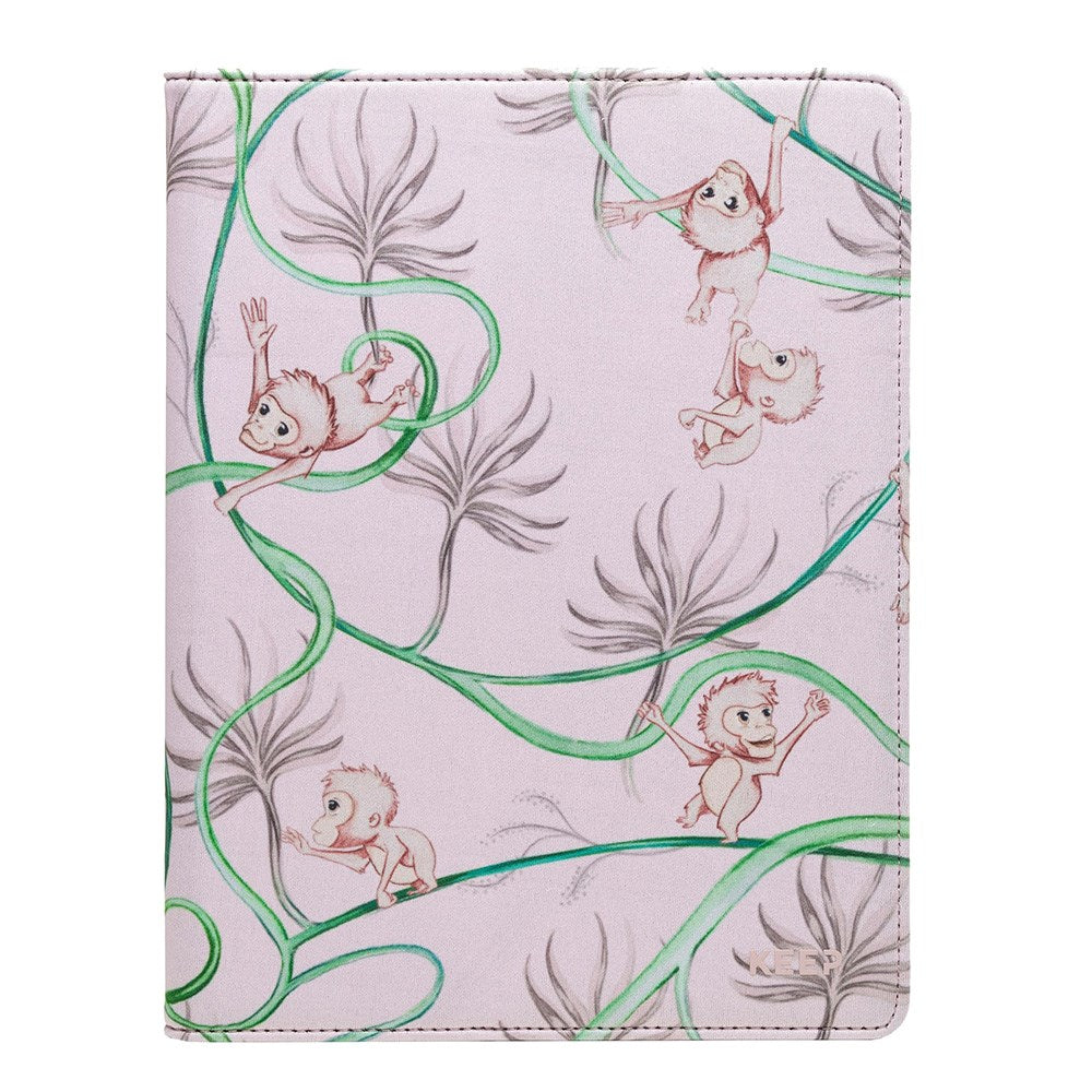 iPad 10.2" (2021 / 2020 / 2019) / Air (2019) Trunk Flip Cover m. Aber - Lyserød