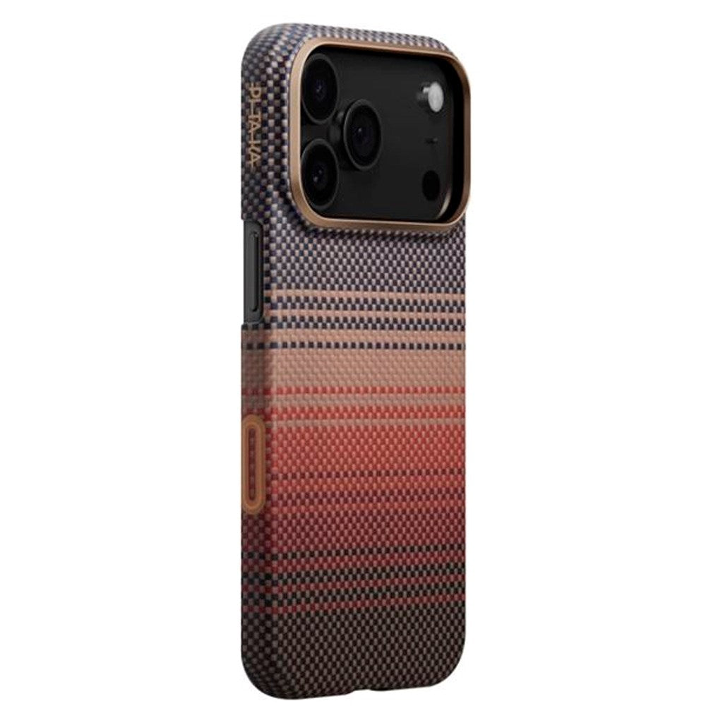 PITAKA iPhone 17 Pro Max Ultra Slim Bagside Cover - MagSafe Kompatibel - Sunset