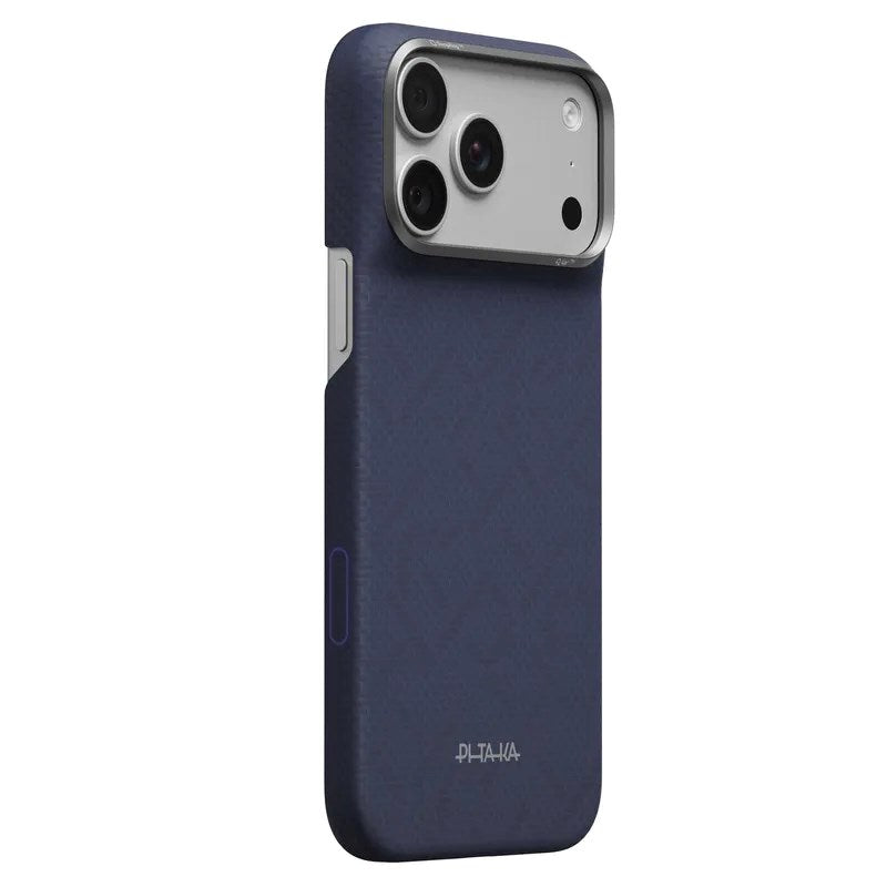 Pitaka iPhone 18 Pro Max / 17 Pro Max Edge Bagside Cover - MagSafe Kompatibel - Sapphire Blue