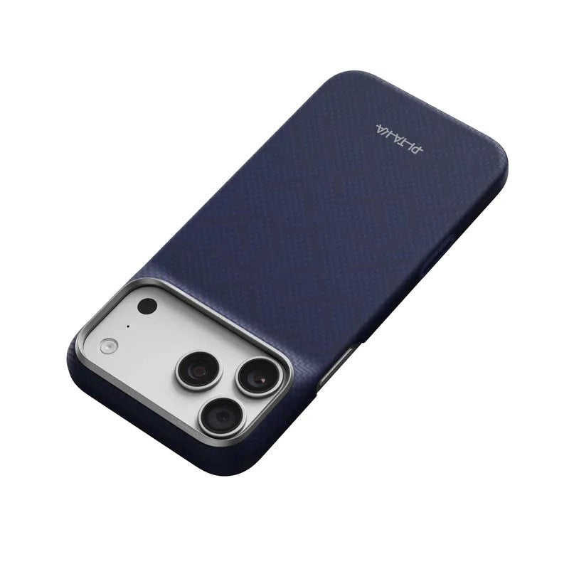 Pitaka iPhone 18 Pro Max / 17 Pro Max Edge Bagside Cover - MagSafe Kompatibel - Sapphire Blue
