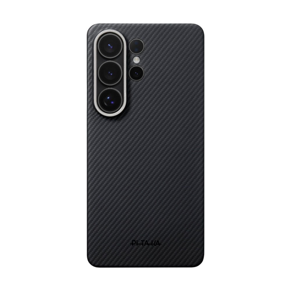 Samsung Galaxy S26 Ultra PITAKA Edge Bagside Cover - MagSafe Kompatibel - Black / Grey Twill