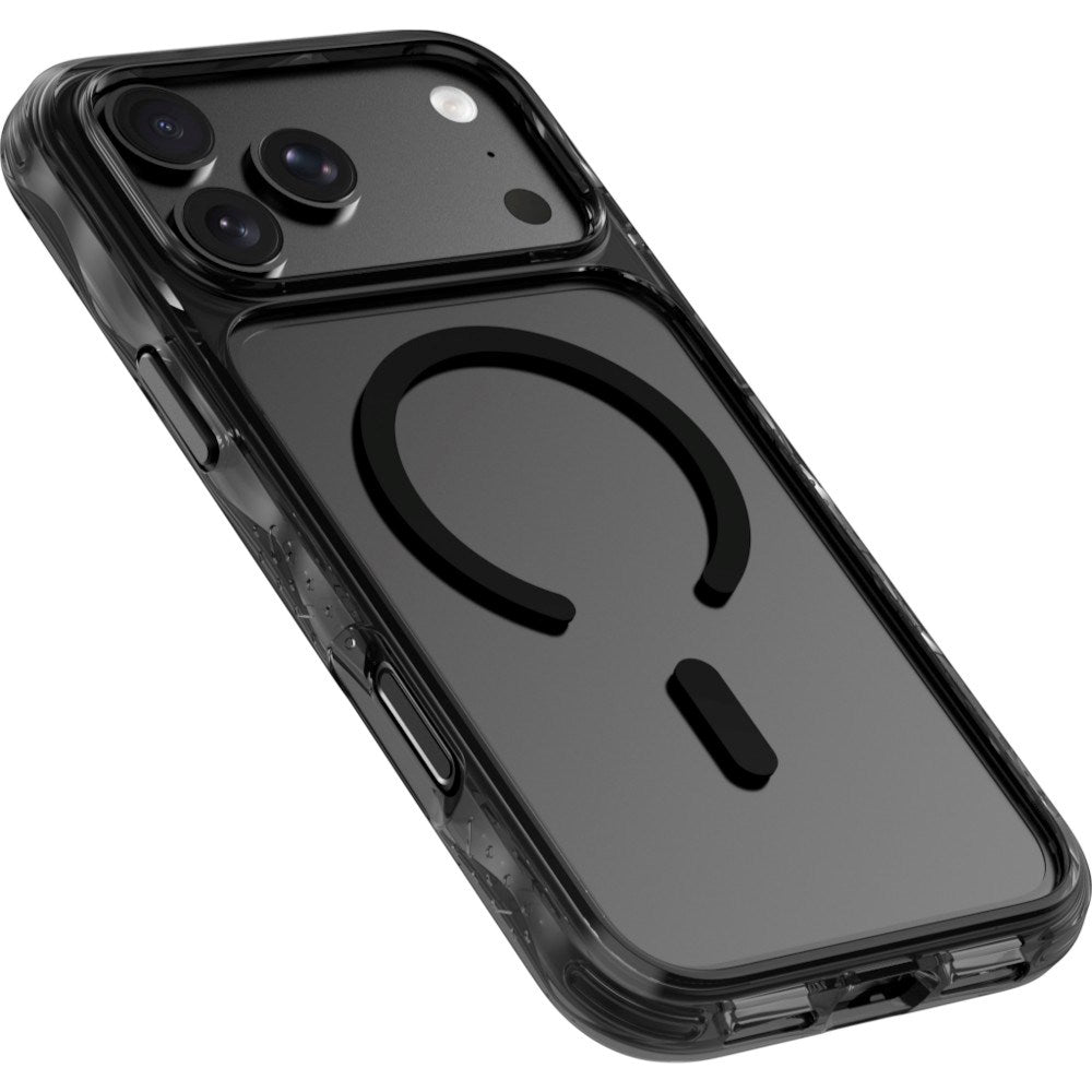 LAUT iPhone 18 Pro Max / 17 Pro Max CRYSTAL MATTER X Mobil Cover - MagSafe Kompatibel - Sort / Gennemsigtig