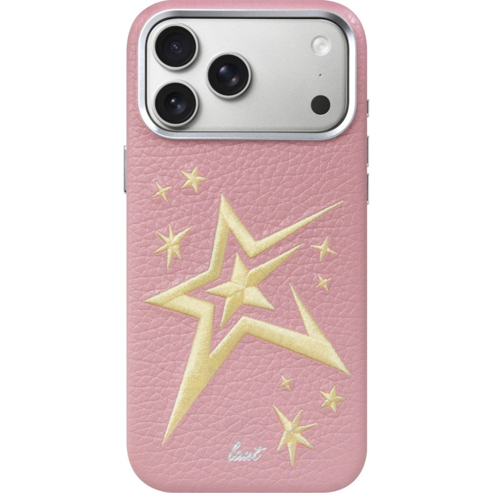 LAUT iPhone 18 Pro / 17 Pro TWINE EDGE Mobil Cover med Strop - MagSafe Kompatibel - Pink Crush Star