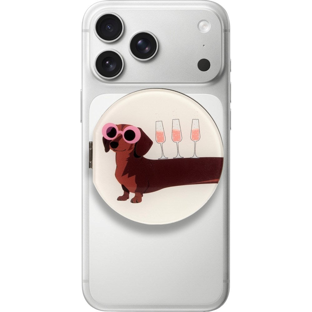 LAUT Magnetisk Ring Holder til Mobil MAGMOJI - Dachshund Wine